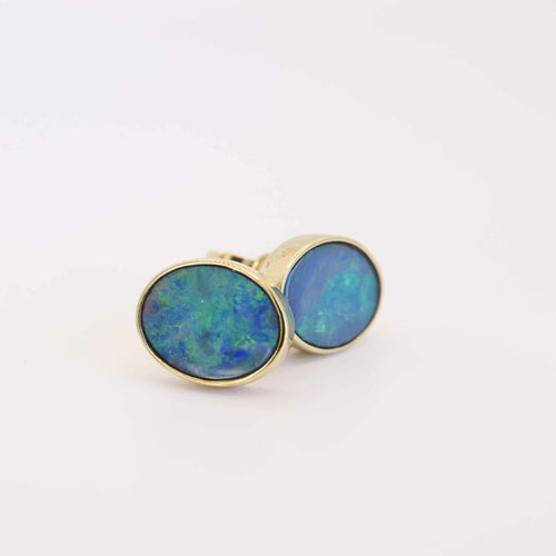 14ct Opal Stud Earrings