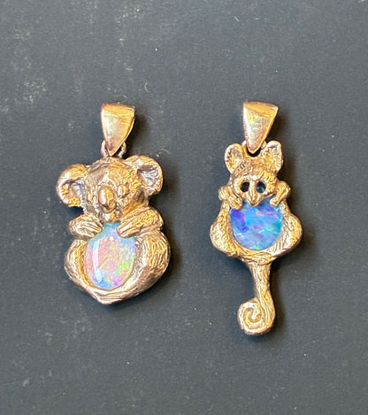 Koala 9ct Gold & Opal Pendant