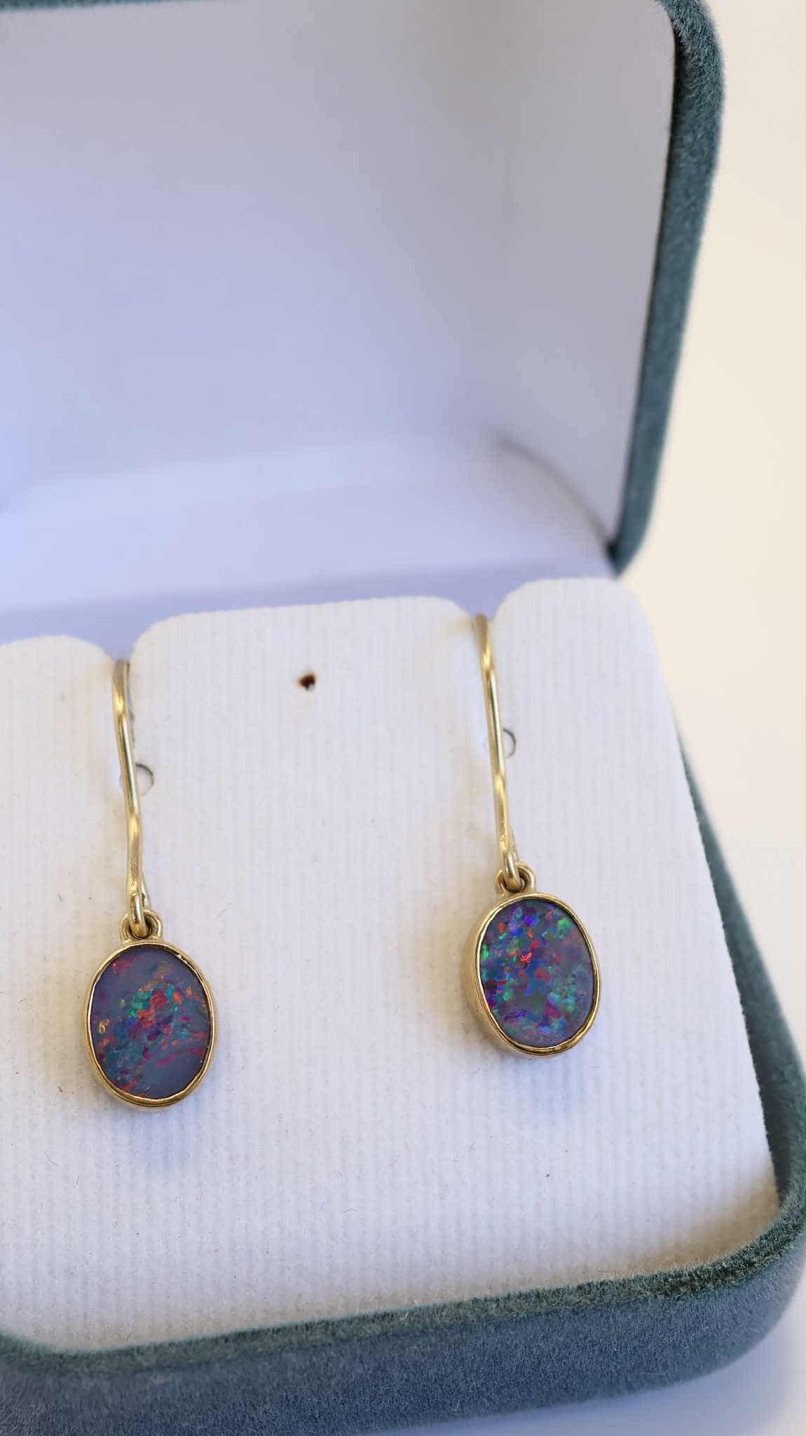 9ct Gold Hook Earrings